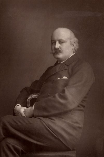""(Charles) Hubert (Hastings) Parry (1848-1918) (woodburytype) alkotó: W. and D. (after) Downey