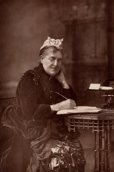 ""Elizabeth Lynn Linton (1822-1898) angol regényíró, író, újságíró és a nők jogainak bajnoka. (fabury típusú) alkotó: W. and D. (after) Downey