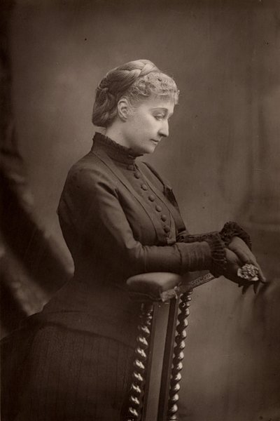 ""The Empress Eugenie (1826-1920) widow of Napoleon III of France. (woodburytype) alkotó: W. and D. (after) Downey