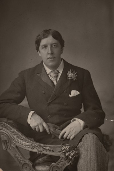 Porträt von Oscar Wilde von W. and D. Downey