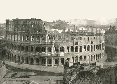A Colosseum, Róma, Olaszország, 1895. alkotó: W and S Ltd