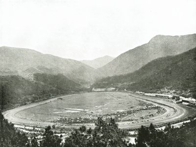 A versenypálya Morrisons Hillből, Hong Kong, 1895. alkotó: W and S Ltd