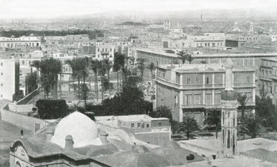 Kilátás Alexandria városára, Egyiptom, 1895. alkotó: W and S Ltd
