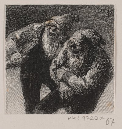 Két nevető goblin alkotó: Waldemar Bøhme