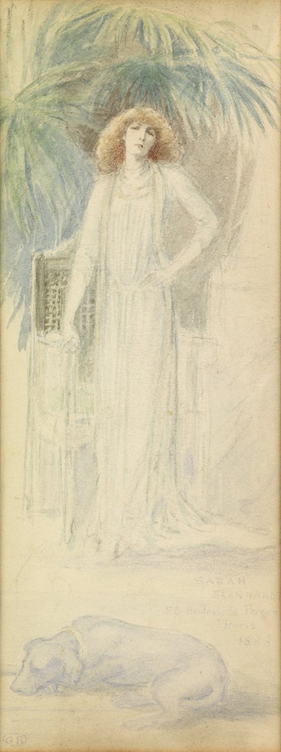 Sarah Bernhardt alkotó: Walford Graham Robertson