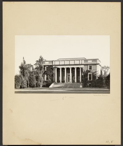 [Wheaton College: The Library (1923)] alkotó: Walker Evans