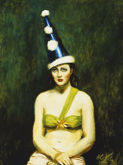 Lány Pierrot kalapjában alkotó: Walt Kuhn