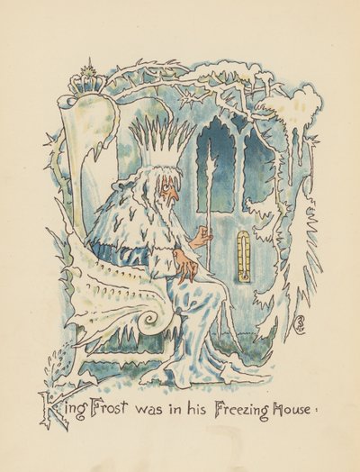 Walter Crane illusztrációja a Legendák Lionel számára (színes litográfia) alkotó: Walter (after) Crane
