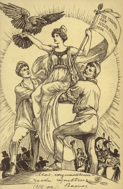 A szociáldemokrácia diadala alkotó: Walter (after) Crane