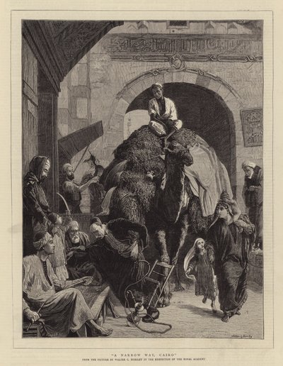 Szűk út, Kairó alkotó: Walter Charles Horsley