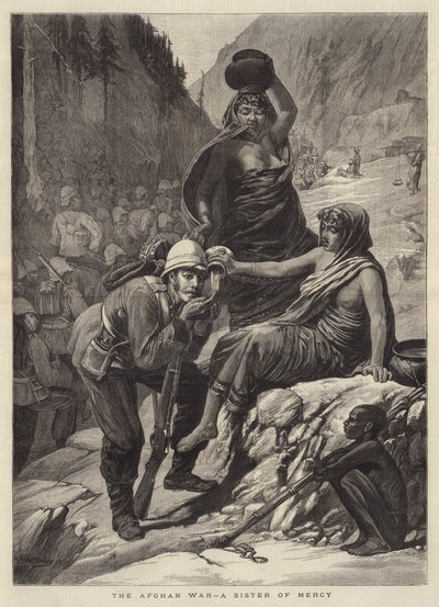 Az afgán háború, a kegyelem nővére alkotó: Walter Charles Horsley