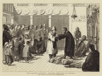 Keleti kérdés, Üvöltő dervisek Scutariban alkotó: Walter Charles Horsley