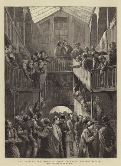 A keleti kérdés, a tőzsde, Konstantinápoly alkotó: Walter Charles Horsley