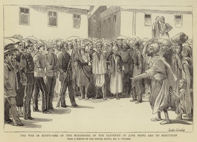 Az egyiptomi háború, június tizenegyedikének egyik gyilkosát kivégzésre vezették alkotó: Walter Charles Horsley