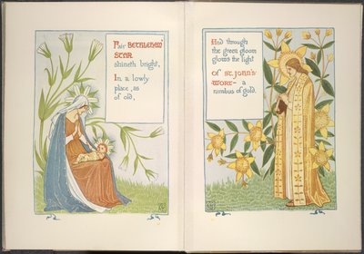 Betlehemi csillag és orbáncfű alkotó: Walter Crane