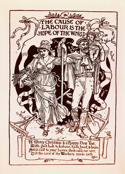 A munka oka a világ reménysége alkotó: Walter Crane