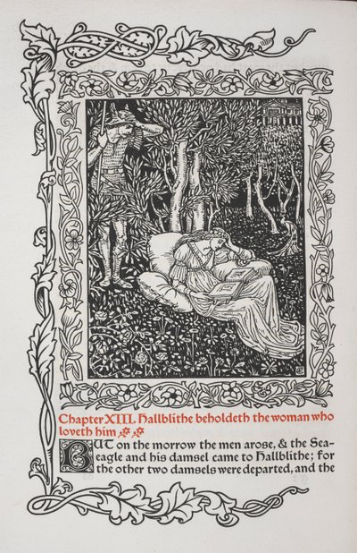 fejezet XIII. Hallblithe látja az asszonyt, aki szereti őt. alkotó: Walter Crane