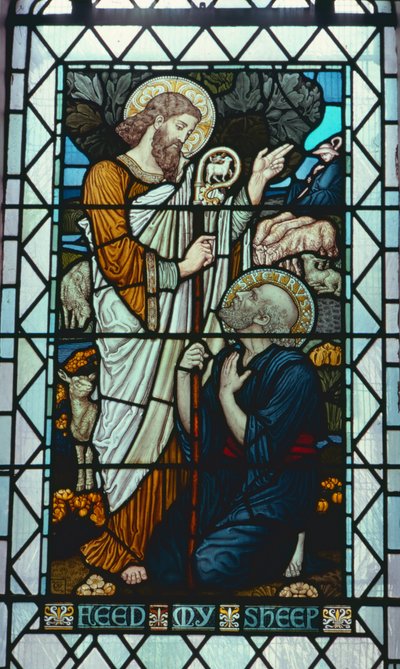 "Feed My Sheep", Walter Crane (1845-1915) alkotó: Walter Crane