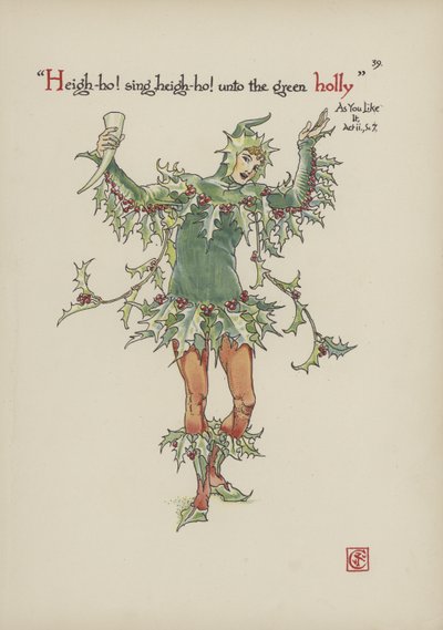 Virágok Shakespeare kertjéből alkotó: Walter Crane