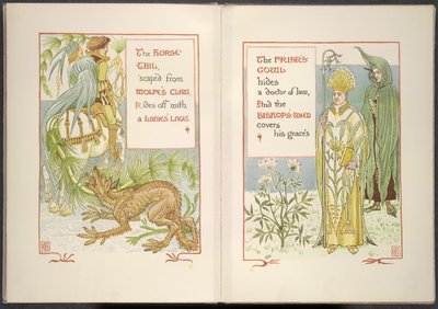 Ló farka és barátköpeny alkotó: Walter Crane