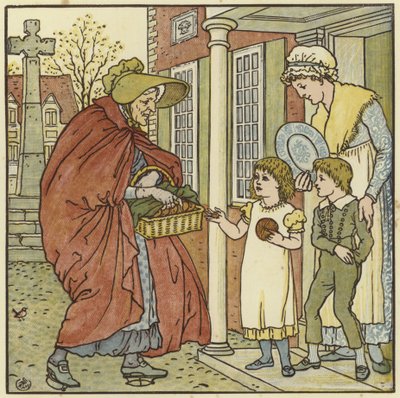 Forró keresztes zsemle alkotó: Walter Crane