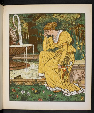Illusztráció a békaherceghez. alkotó: Walter Crane