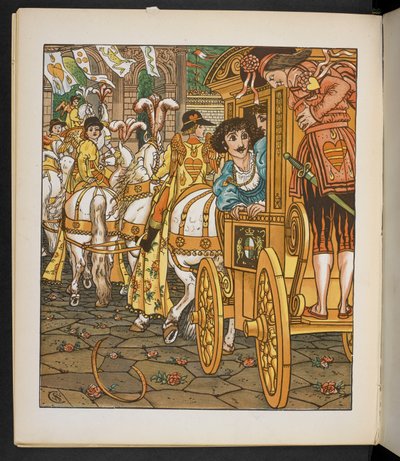 Illusztráció a békaherceghez. alkotó: Walter Crane