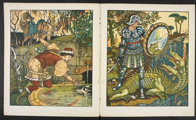 Illusztráció a történethez, Belle étoile hercegnő. alkotó: Walter Crane