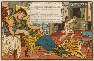 Jack és a babszár (színes litó) alkotó: Walter Crane