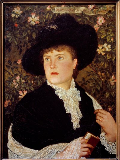 Madame Walter Crane (? -1915) portréja, nee Mary Frances Walter Crane festménye (1845-1915) 1882 V. 0,78x0,56 m Párizs, Muse d