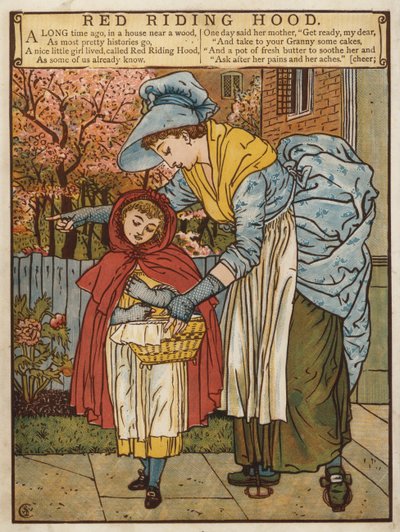 Piroska (színes litho) alkotó: Walter Crane
