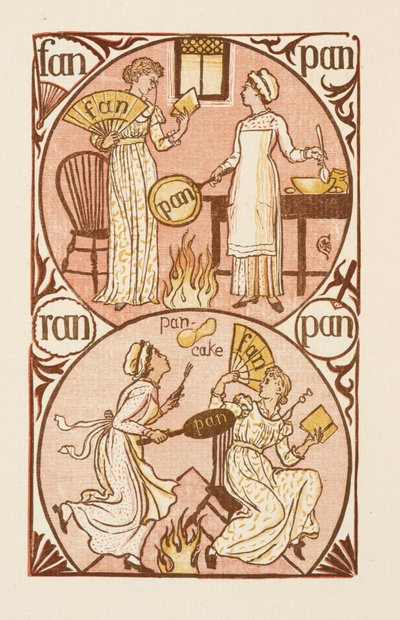 N betűre végződő rímszavak. Az arany alapozó alkotó: Walter Crane