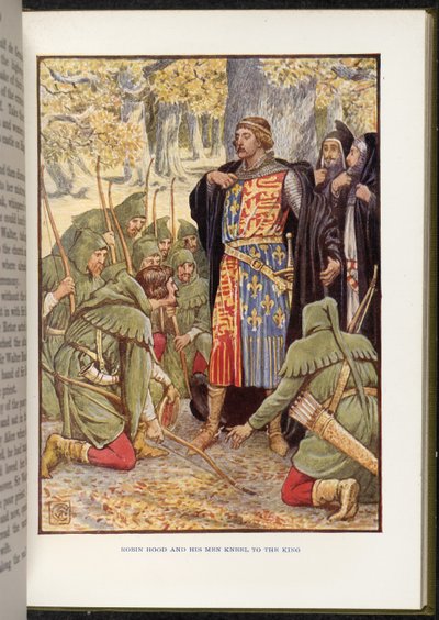 Robin Hood Richard I előtt alkotó: Walter Crane