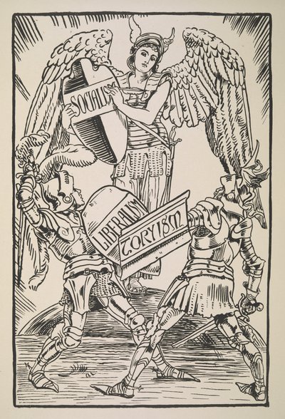 Szocializmus, liberalizmus és toryizmus, a Cartoons for the Cause című filmből alkotó: Walter Crane