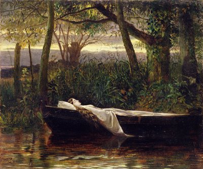 Shalott hölgye alkotó: Walter Crane