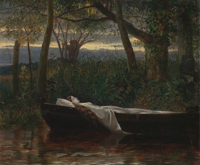 The Lady of Shalott [1862, Royal Academy of Arts, London, kiállítási katalógus] alkotó: Walter Crane