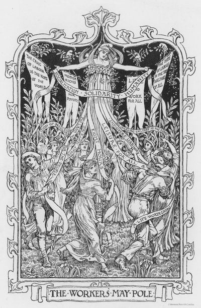 A munkások? május lengyel alkotó: Walter Crane