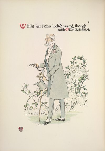 A menyasszony apja reggeli ruhában alkotó: Walter Crane