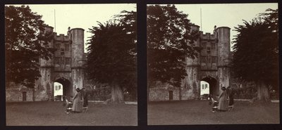Kapuház, Püspöki Palota, Wells, Mendip, Somerset, 1913. alkotó: Walter Edward Zehetmayr