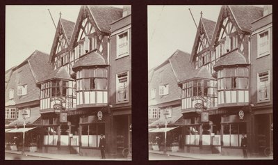 Old George Inn, 17 High Street, Salisbury, Wiltshire, 1913. alkotó: Walter Edward Zehetmayr
