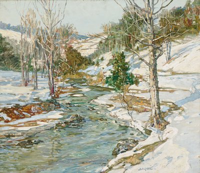 Közeledik a tavasz (olaj, vászon) alkotó: Walter Elmer Schofield