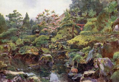 Szikla- és vízi kert, Hakone alkotó: Walter Frederick Roofe Tyndale
