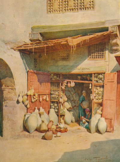 Fazekas bazár egy nílusi faluban, 1905, 1912 alkotó: Walter Frederick Roofe Tyndale
