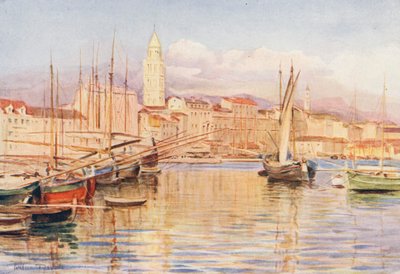Spalato (színes litográfia) alkotó: Walter Frederick Roofe Tyndale