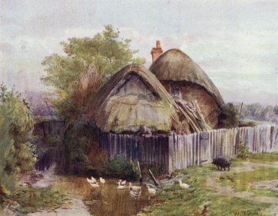 Az új erdő: kunyhó Bartley-ban (színes litó) alkotó: Walter Frederick Roofe Tyndale