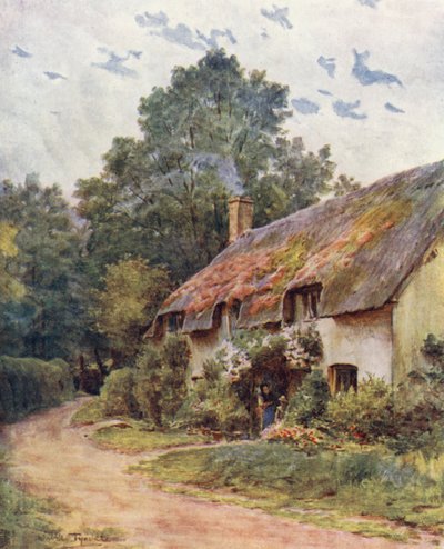 Wessex: Wessex-i házikó (színes litográfia) alkotó: Walter Frederick Roofe Tyndale
