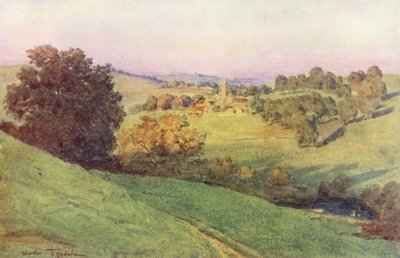 Wessex: Bathford, Somerset (színes litográfia) alkotó: Walter Frederick Roofe Tyndale