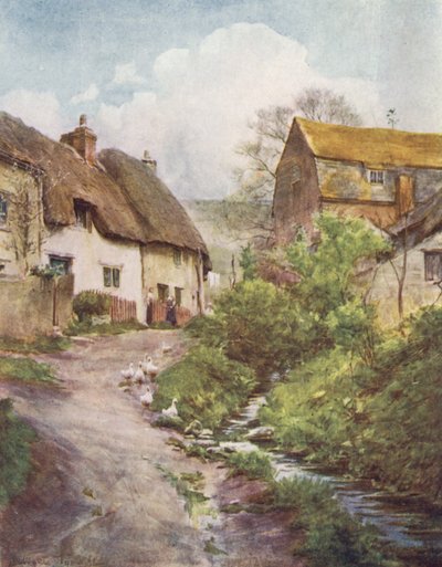Wessex: Poyntzban, Weymouth közelében (színes litográfia). alkotó: Walter Frederick Roofe Tyndale
