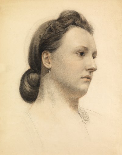 Miss Wells (színes kréta papíron) alkotó: Walter Fryer Stocks