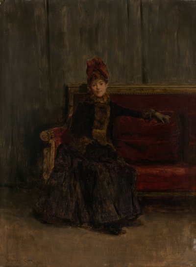 Ülő hölgy alkotó: Walter Gay